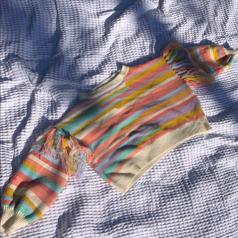 Colorful Striped Sweater